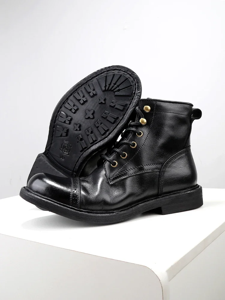 High End Handmade Goodyear-Retro Washed Men's Boots Casual Workwear Launched
High End Handmade Goodyear-Retro Washed Men's Boots Casual Workwear Launched