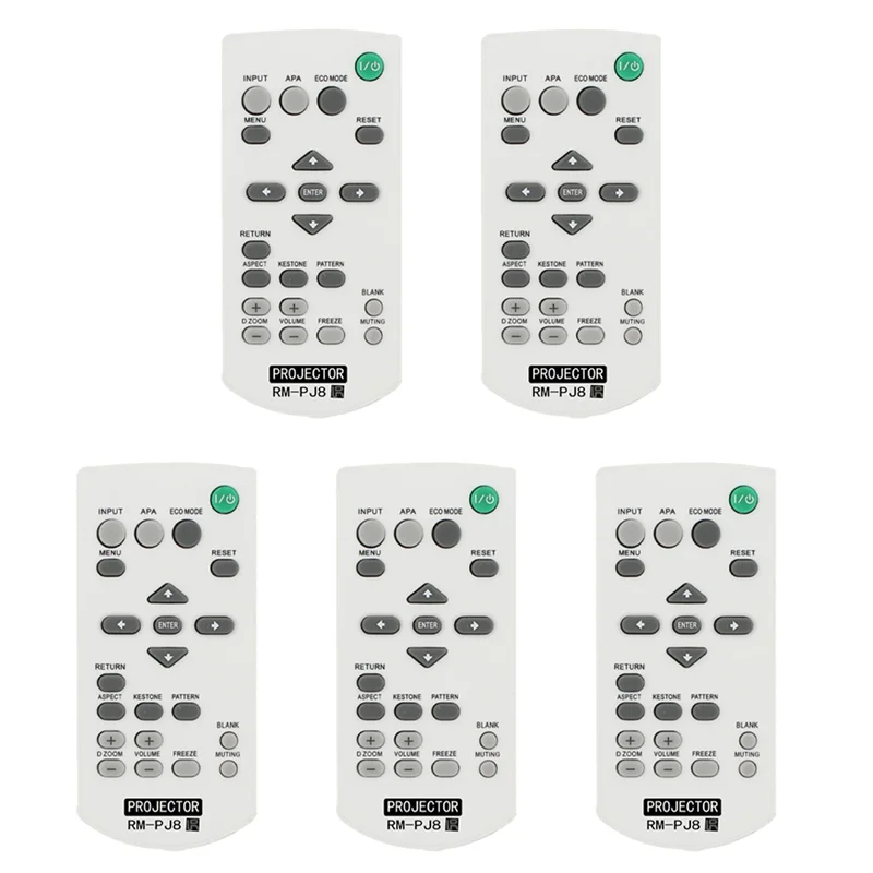 【Купите это-нечно!】5X для замены пульта дистанционного управления проектором Sony с беспроводным переключателем (RM-PJ8)
【Купите это-нечно!】5X для замены пульта дистанционного управления проектором Sony с беспроводным переключателем (RM-PJ8)