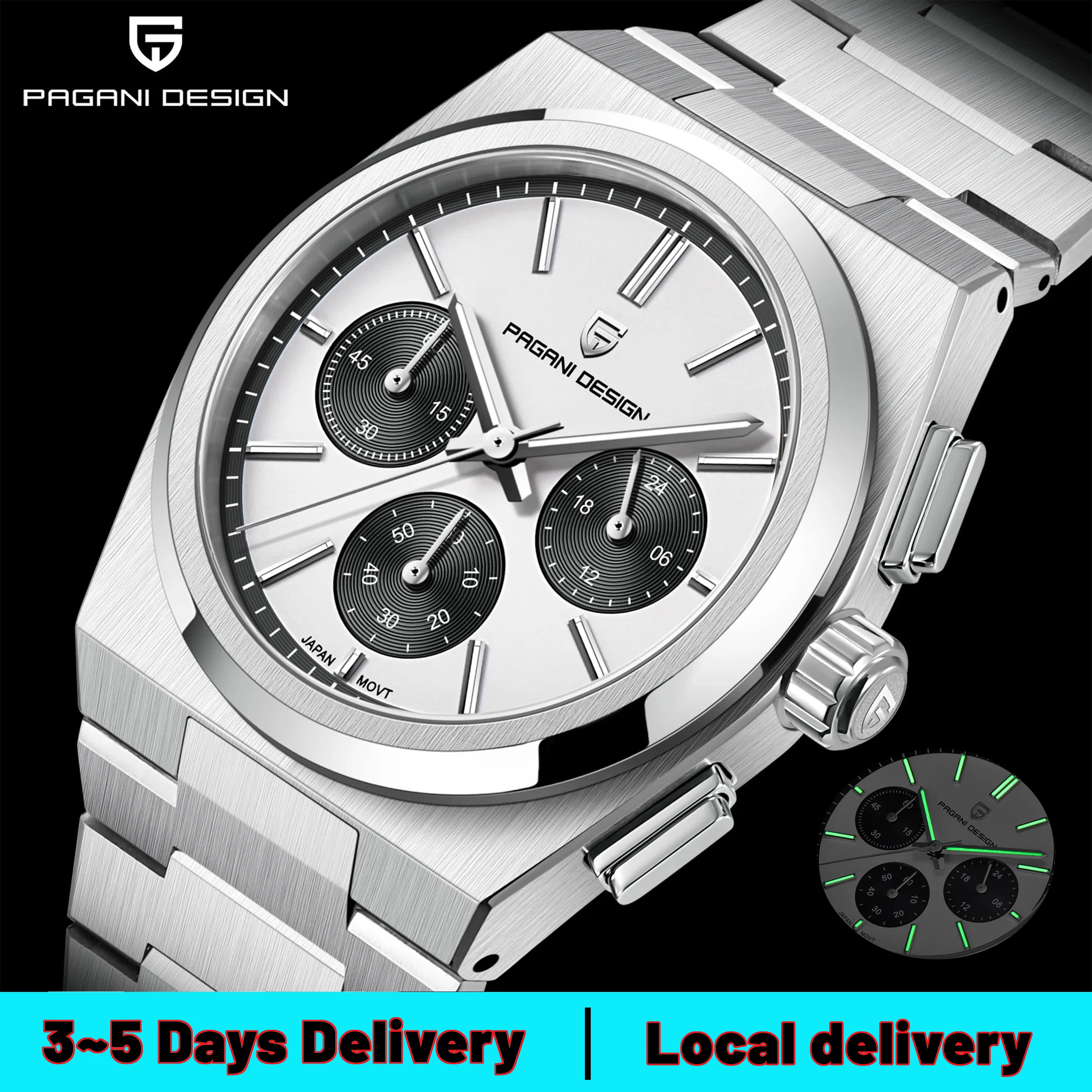 PAGANI DESIGN 2024 New Men Watches Quartz Business Watches VK63 Mens Clock Top Brand Luxury Watch Men Chronograph Watch for Men
PAGANI DESIGN 2024 New Men Watches Quartz Business Watches VK63 Mens Clock Top Brand Luxury Watch Men Chronograph Watch for Men