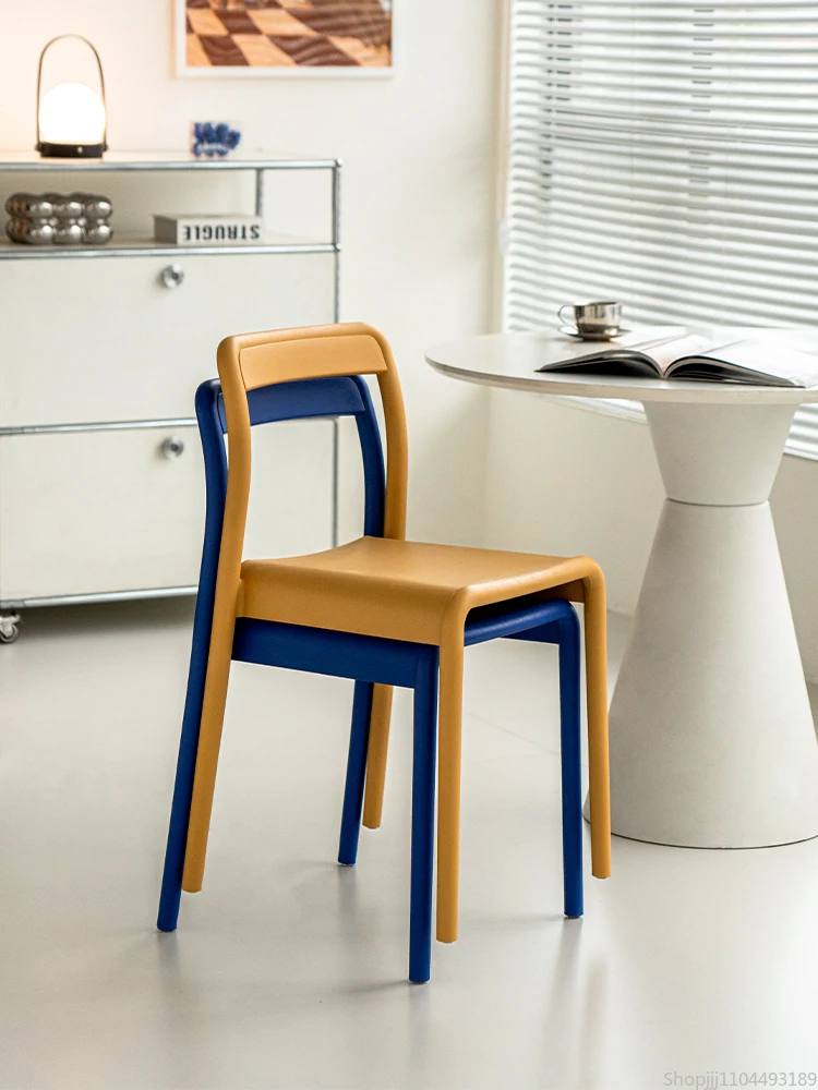 Stackable Plastic Dining Chair - Backrest Chair for Home, Bubble Tea Shop & Commercial Use
Stackable Plastic Dining Chair - Backrest Chair for Home, Bubble Tea Shop & Commercial Use