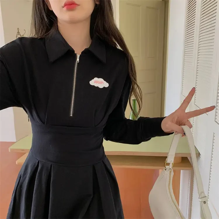 y Sister Design Sense черное платье с длинными рукавами, женское осенне-зимнее утягивающее платье трапециевидной формы для ванной, детское
y Sister Design Sense черное платье с длинными рукавами, женское осенне-зимнее утягивающее платье трапециевидной формы для ванной, детское