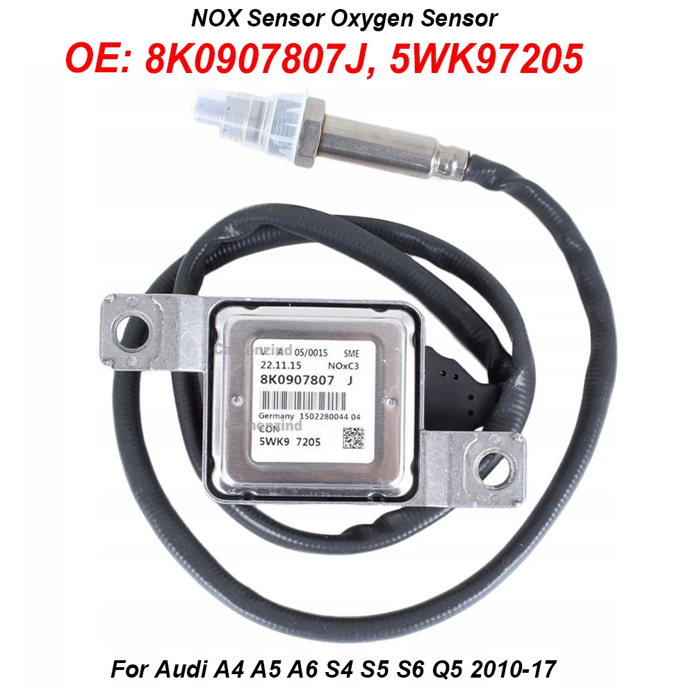 8K0907807J 5WK97205 Nitrogen Oxide Nox Sensor 1601080544 1836267 High Quality Fits For Audi A4 A5 A6 S4 S5 S6 Q5 2010-2017
8K0907807J 5WK97205 Nitrogen Oxide Nox Sensor 1601080544 1836267 High Quality Fits For Audi A4 A5 A6 S4 S5 S6 Q5 2010-2017