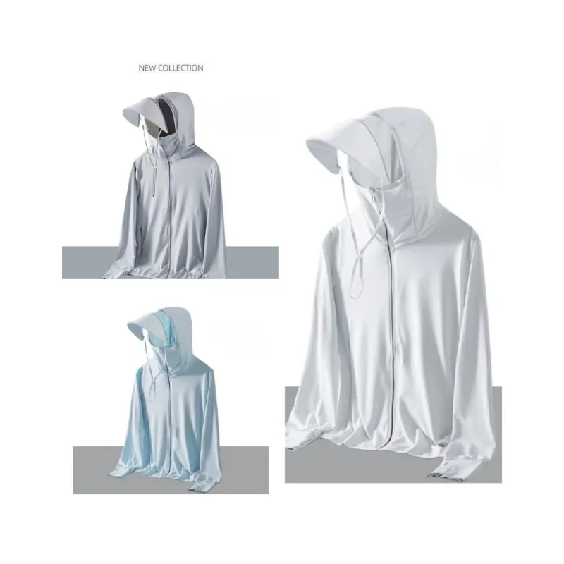 Летняя модная одежда с защитой от ультрафиолета: легкие дышащие солнцезащитные костюмы с капюшоном для пар, для гольфа и активного отдыха на природе
Летняя модная одежда с защитой от ультрафиолета: легкие дышащие солнцезащитные костюмы с капюшоном для пар, для гольфа и активного отдыха на природе