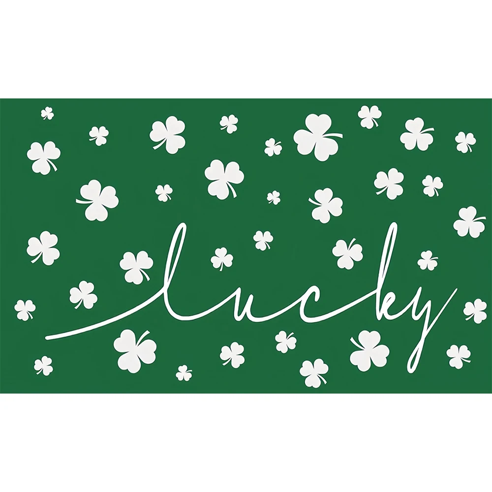 St. Patrick's Day Doormat Lucky Shamrocks Door Mat Non Slip Rubber Backing Outdoor Indoor Entryway Floor Mat Home Entrance Rug
St. Patrick's Day Doormat Lucky Shamrocks Door Mat Non Slip Rubber Backing Outdoor Indoor Entryway Floor Mat Home Entrance Rug