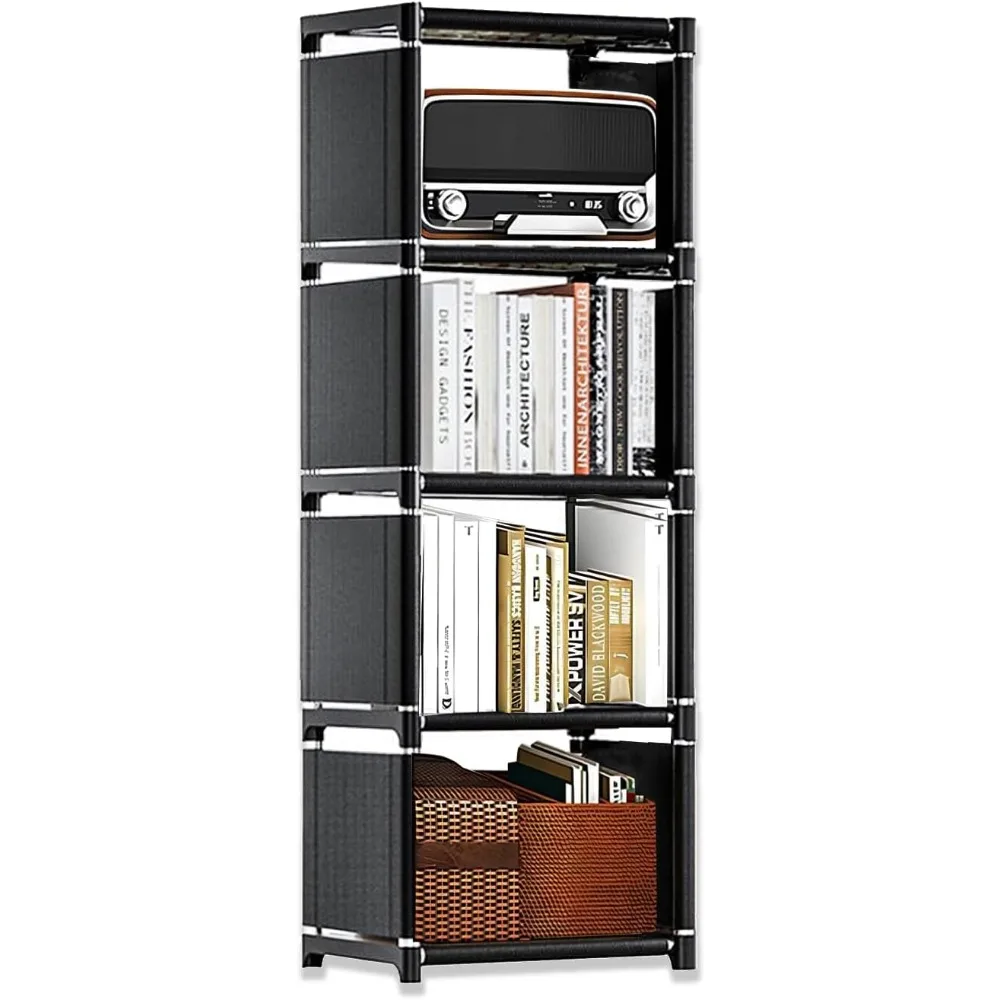 4-Cube Storage Organizer Shelf – Tool-Free Assembly Cube Bookcase for Bedroom, Closet & Small Spaces, Bookshelf Organizer for Kids’ Clothes & Nursery, Black (Black)
4-Cube Storage Organizer Shelf – Tool-Free Assembly Cube Bookcase for Bedroom, Closet & Small Spaces, Bookshelf Organizer for Kids’ Clothes & Nursery, Black (Black)