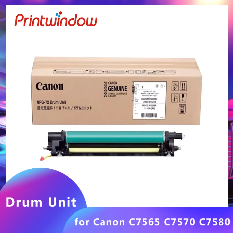 Original NPG-72 G72 Drum Unit For Canon C7565 C7570 C7580 C7765 C7770 C7780 Drum Assembly
Original NPG-72 G72 Drum Unit For Canon C7565 C7570 C7580 C7765 C7770 C7780 Drum Assembly