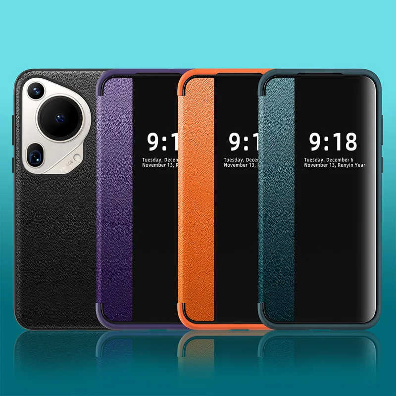 For Pura 70 Pro / P70 / 70 Ultra Case ELVEV Luxury New Flip Leather Smart Window Phone Shell
For Pura 70 Pro / P70 / 70 Ultra Case ELVEV Luxury New Flip Leather Smart Window Phone Shell