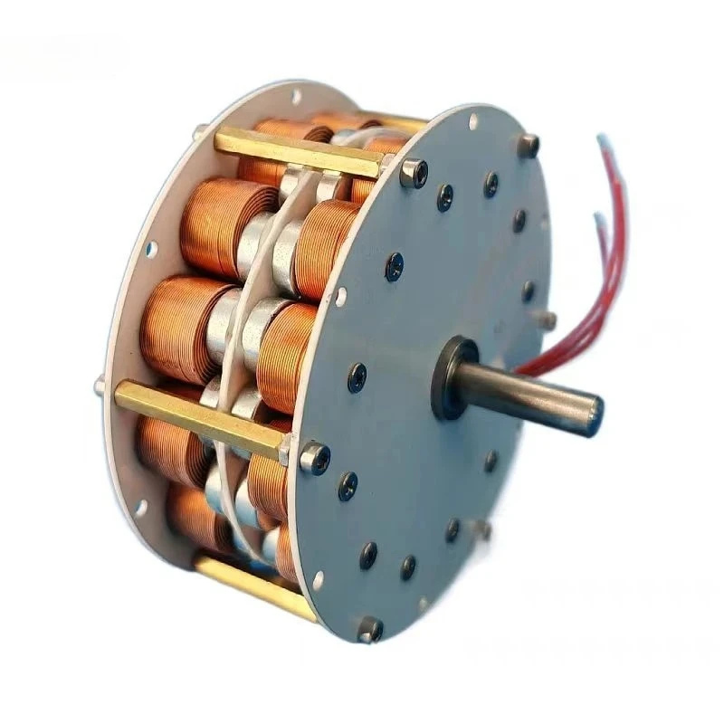 Double-layer High-power Disk Type Iron Core Generator for Ultra-low Speed, Efficient, Multipole, Strong Magnetic Three-phase AC
Double-layer High-power Disk Type Iron Core Generator for Ultra-low Speed, Efficient, Multipole, Strong Magnetic Three-phase AC