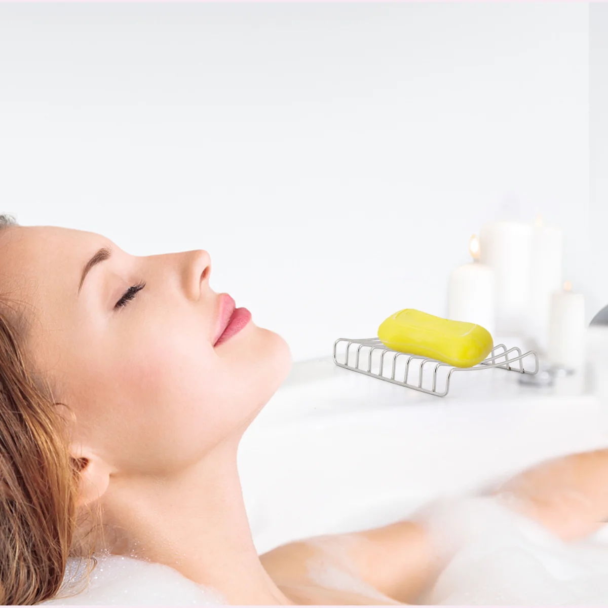 Sponge Stainless Steel Soap Dish Tray Single Layer Drain Bath Protector Pvc Holder
Sponge Stainless Steel Soap Dish Tray Single Layer Drain Bath Protector Pvc Holder