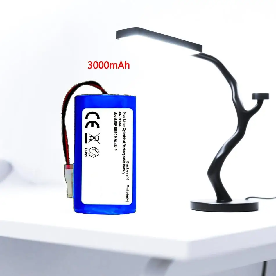 Cleaning Robot Battery INR18650 M26-4S1P 3000Mah For Ilife V5 V5s V50 V3 DF45 DF43 Plus V3s Pro Vacuum Cleaner
Cleaning Robot Battery INR18650 M26-4S1P 3000Mah For Ilife V5 V5s V50 V3 DF45 DF43 Plus V3s Pro Vacuum Cleaner