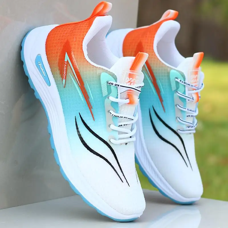 New 2025 Men's Casual Sports Shoes Breathable Mesh Slip-On Running Shoes Soft Bottom Anti-Slip Spring Seasonal Chinese Brand
New 2025 Men's Casual Sports Shoes Breathable Mesh Slip-On Running Shoes Soft Bottom Anti-Slip Spring Seasonal Chinese Brand