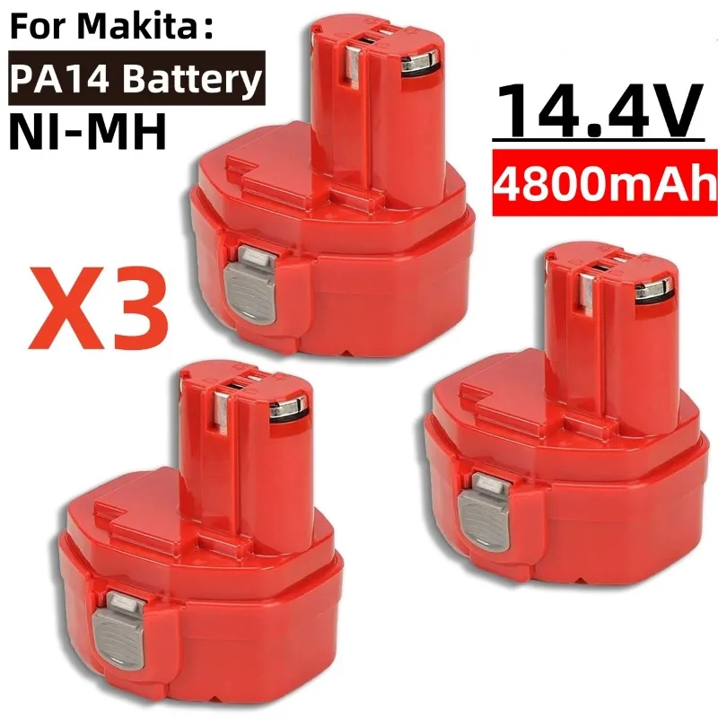 Никель-металлогидридный аккумулятор 4800 мАч для Makita, электроинструментов, перезаряжаемый, PA14, 1422, 1433, 1420, 192600-1, 6281D, 6280D, 6337D, 14,4 Ач, в
Никель-металлогидридный аккумулятор 4800 мАч для Makita, электроинструментов, перезаряжаемый, PA14, 1422, 1433, 1420, 192600-1, 6281D, 6280D, 6337D, 14,4 Ач, в