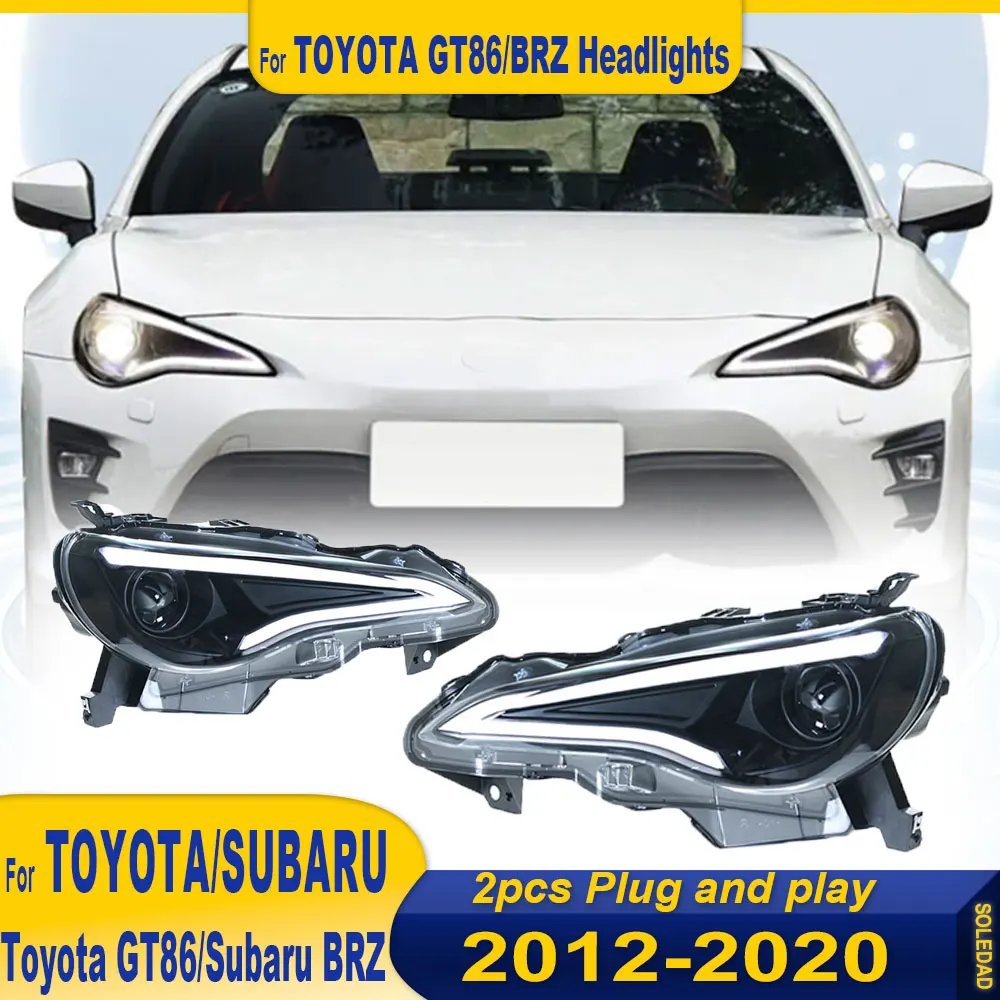Фара для Toyota GT86 Subaru BRZ, фары 2012-2020 DRL H7, светодиодная биксеноновая лампа в сборе, обновление, аксессуары для динамических сигналов
Фара для Toyota GT86 Subaru BRZ, фары 2012-2020 DRL H7, светодиодная биксеноновая лампа в сборе, обновление, аксессуары для динамических сигналов