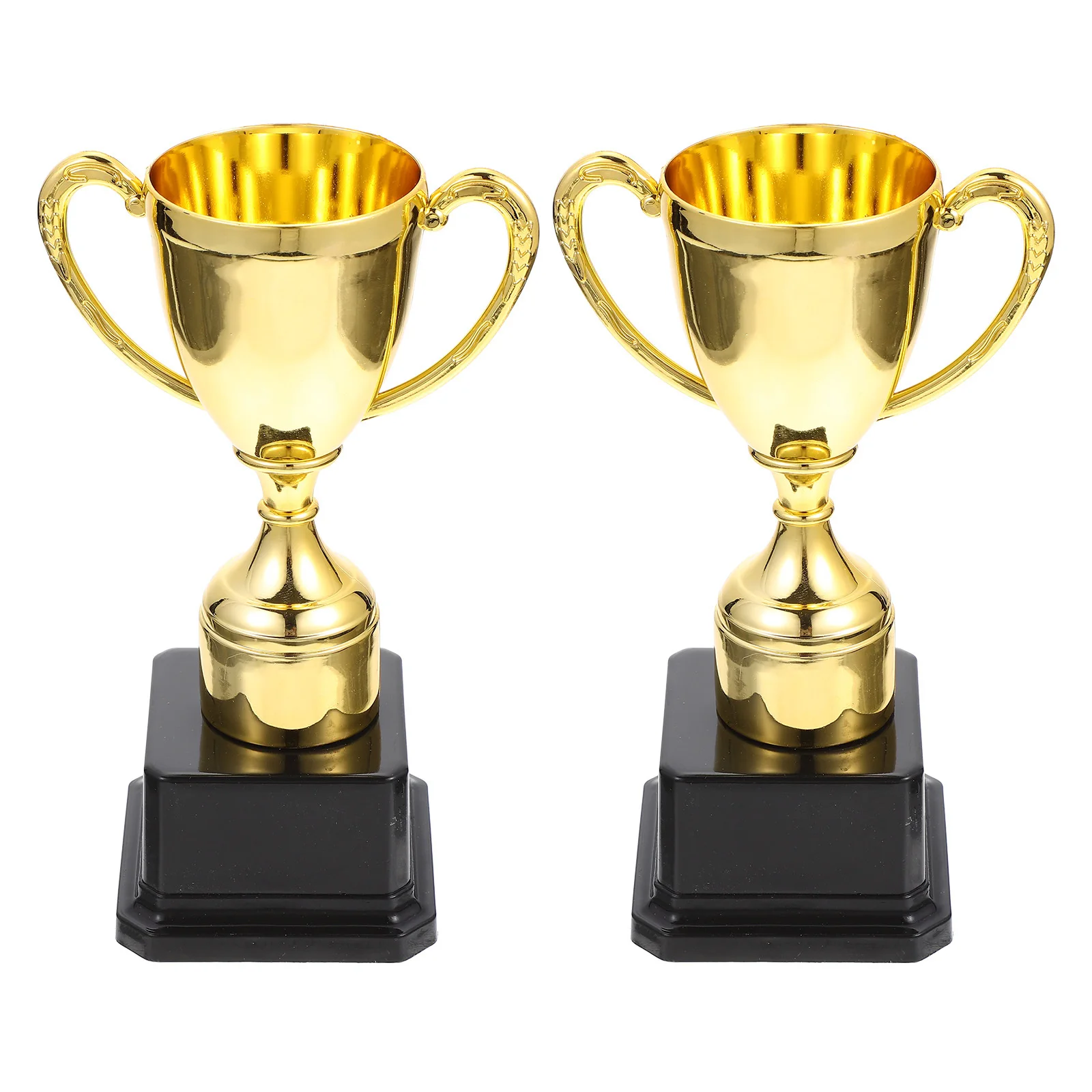 2Pcs Kid Plastic Trophies Gold Award Trophies Smooth Edge Safe Reward Props for Children Competition Winners Party Favors
2Pcs Kid Plastic Trophies Gold Award Trophies Smooth Edge Safe Reward Props for Children Competition Winners Party Favors
