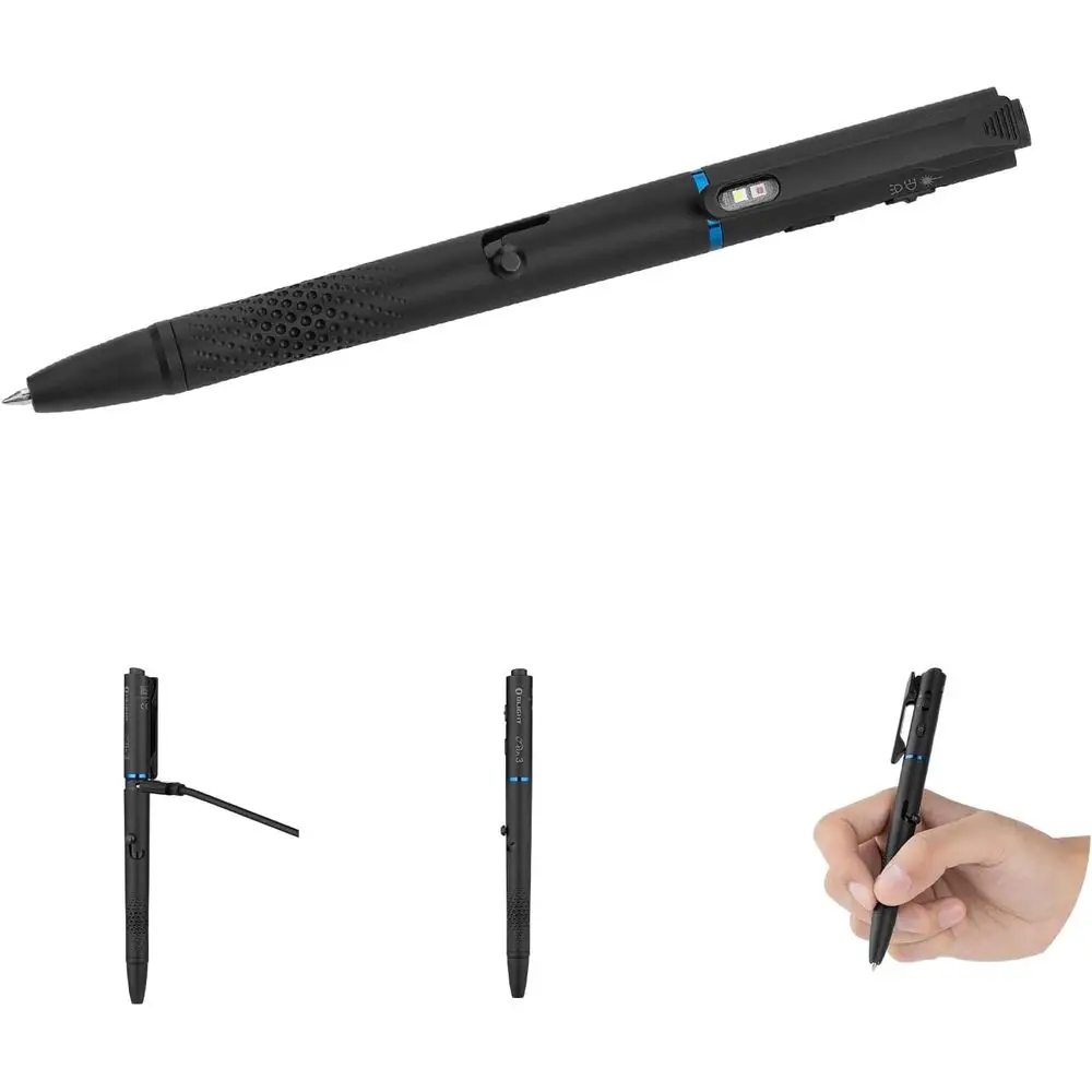 EDC Pen Light, 120 Lumens, Green Beam, Red & White, USB-C Rechargeable, Ideal for Writing, Presentations, Outdoors, Professional
EDC Pen Light, 120 Lumens, Green Beam, Red & White, USB-C Rechargeable, Ideal for Writing, Presentations, Outdoors, Professional