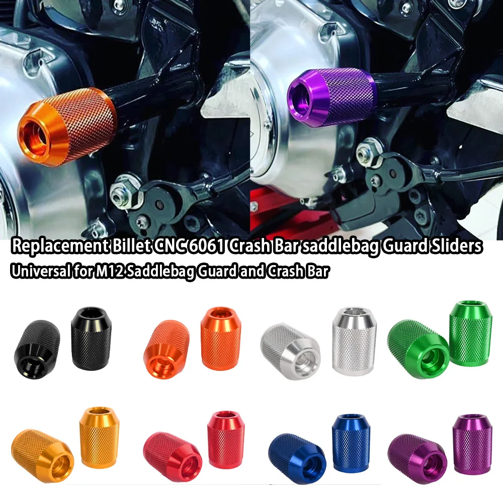 Colors Replacement Billet CNC 6061 Aluminum Crash Bar Saddlebag Guard Sliders Universal for Harley M12 Saddlebag Guard&Crash Bar
Colors Replacement Billet CNC 6061 Aluminum Crash Bar Saddlebag Guard Sliders Universal for Harley M12 Saddlebag Guard&Crash Bar