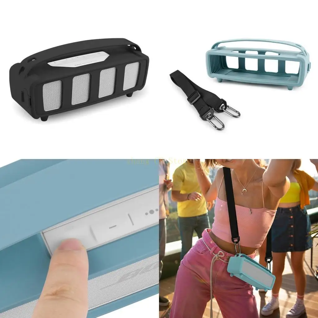 M5TD Silicone Protective Case For Speakers Shoulder Sleeve Travel Carrying
M5TD Silicone Protective Case For Speakers Shoulder Sleeve Travel Carrying