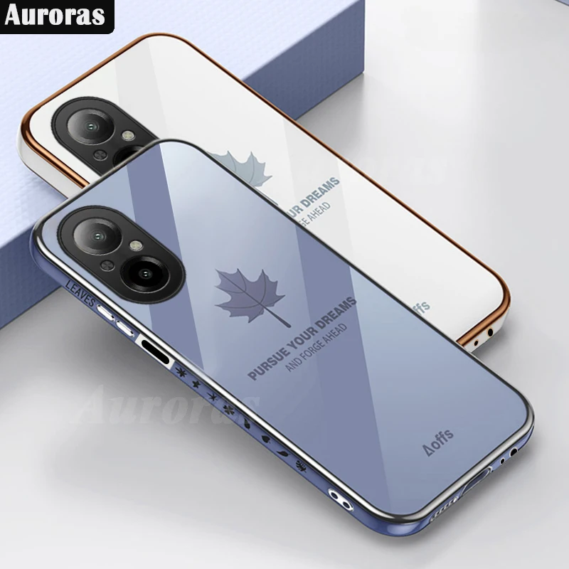 Auroras For Realme C67 4G Cover Electroplate Maple Leaf Silicone Shell For Realme C55 C53 C51 Phone Case
Auroras For Realme C67 4G Cover Electroplate Maple Leaf Silicone Shell For Realme C55 C53 C51 Phone Case