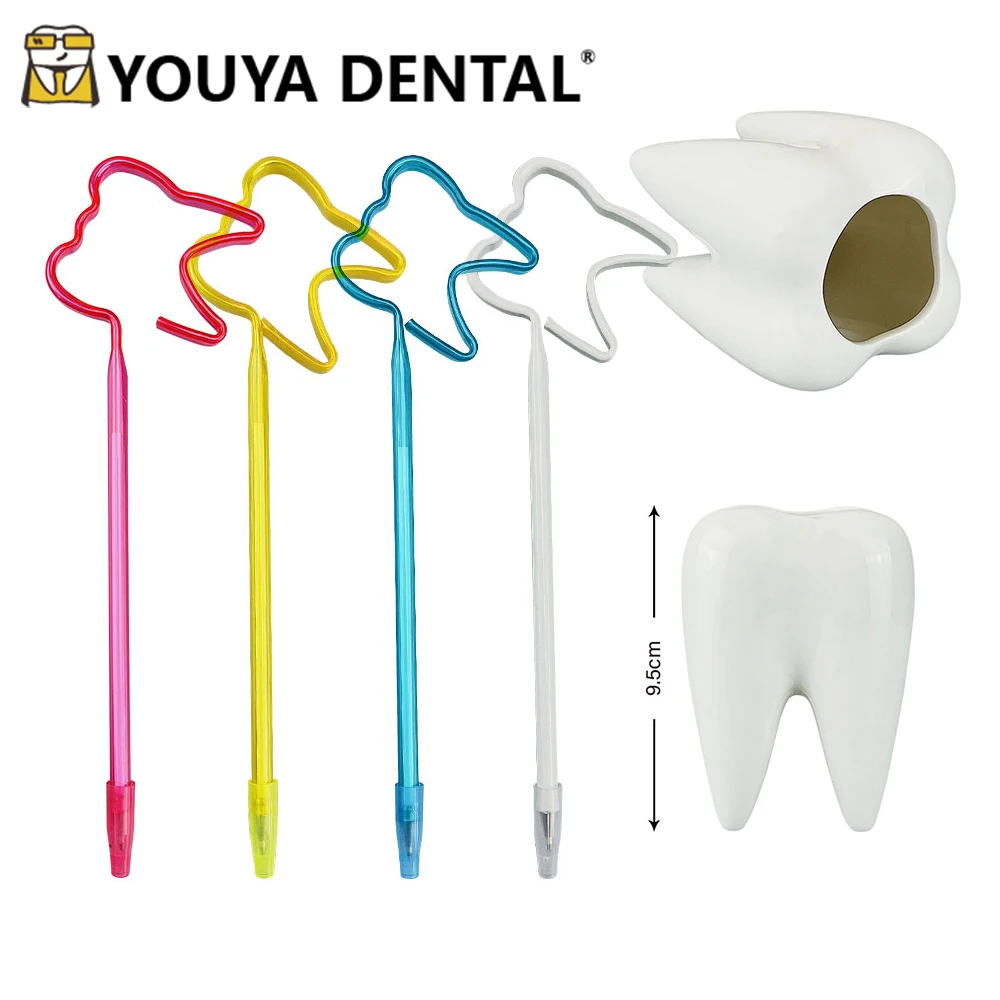 50pcs Creative Tooth Shape Ballpoint Pen Pens Holder 0.5mm Cute Roller Ball Pen Dentist Gifts Souvenirs Student School Supplies
50pcs Creative Tooth Shape Ballpoint Pen Pens Holder 0.5mm Cute Roller Ball Pen Dentist Gifts Souvenirs Student School Supplies