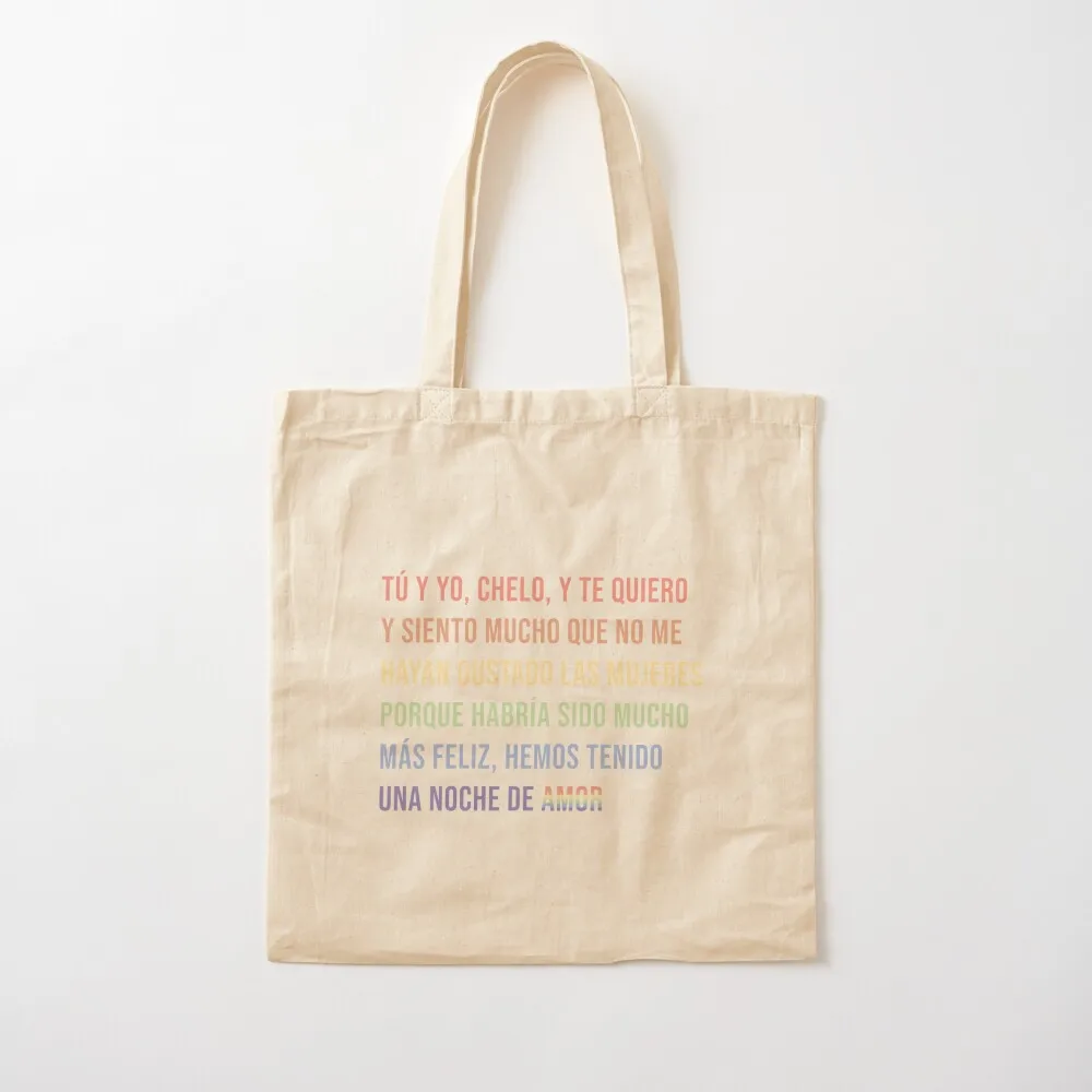 Tú y yo, hemos tenido una noche: de amor. Tote Bag tote bag men's Beach bag Canvas Tote
Tú y yo, hemos tenido una noche: de amor. Tote Bag tote bag men's Beach bag Canvas Tote