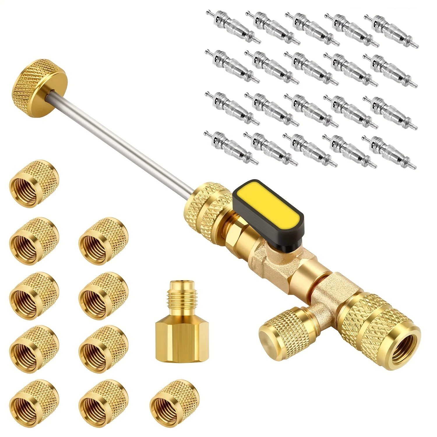 R410A/R22 Dedicated Removal and Installation Tool with 1/4 and 5/16 Dual Size Ports for a wide range of HVAC refrigerants
R410A/R22 Dedicated Removal and Installation Tool with 1/4 and 5/16 Dual Size Ports for a wide range of HVAC refrigerants