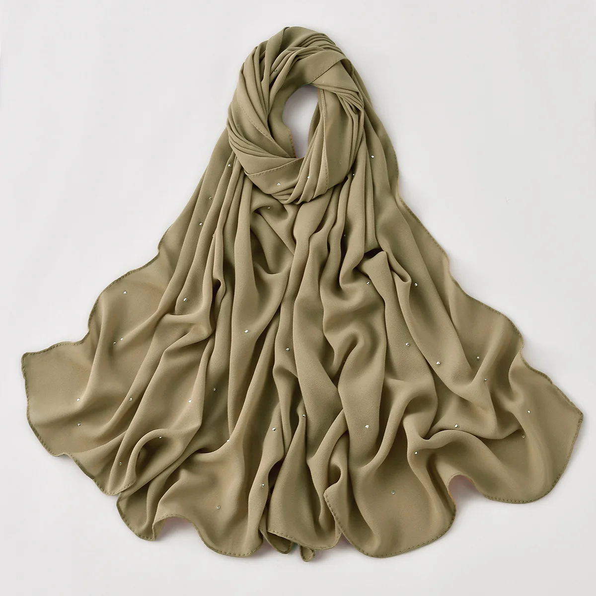 Fashion Pearl Bubble Chiffon Diamond Rhinestone Shawl Scarf High Quality Shimmer Beads Headband Wrap Foulard Muslim Hijab Mujer
Fashion Pearl Bubble Chiffon Diamond Rhinestone Shawl Scarf High Quality Shimmer Beads Headband Wrap Foulard Muslim Hijab Mujer