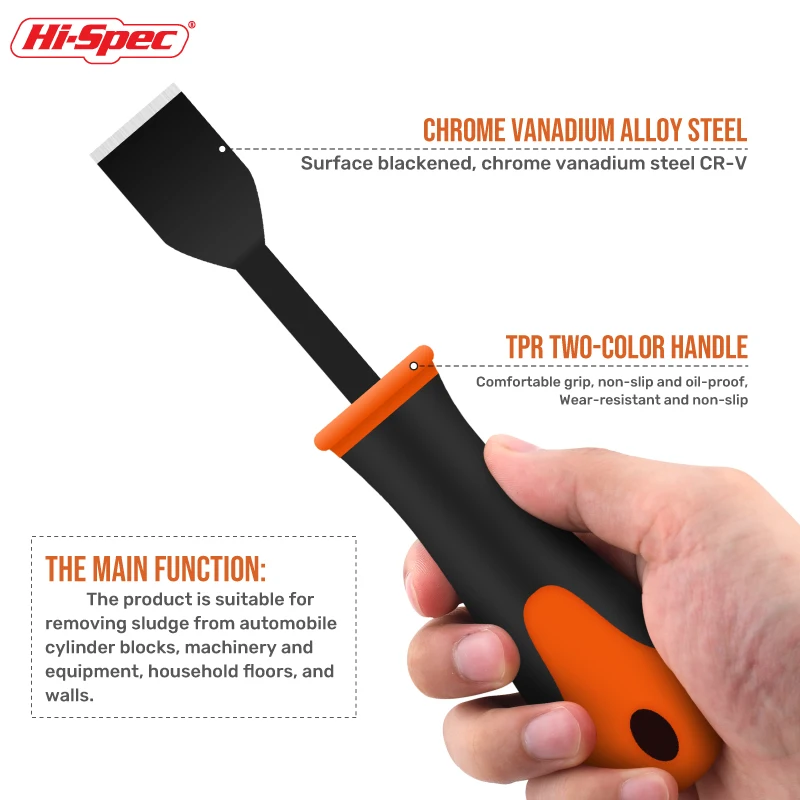 Hi-spec Chrome Vanadium AlAir cylinder cleaning blade rubber removal sewing blade scraper range hood sealant pad oil dirty blade
Hi-spec Chrome Vanadium AlAir cylinder cleaning blade rubber removal sewing blade scraper range hood sealant pad oil dirty blade