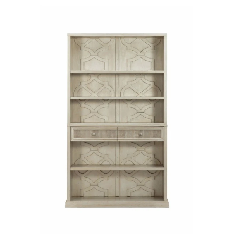 North American art retro old bookca se French eng raving dis play case Ch ampagne M ori stor age deco ation
North American art retro old bookca se French eng raving dis play case Ch ampagne M ori stor age deco ation