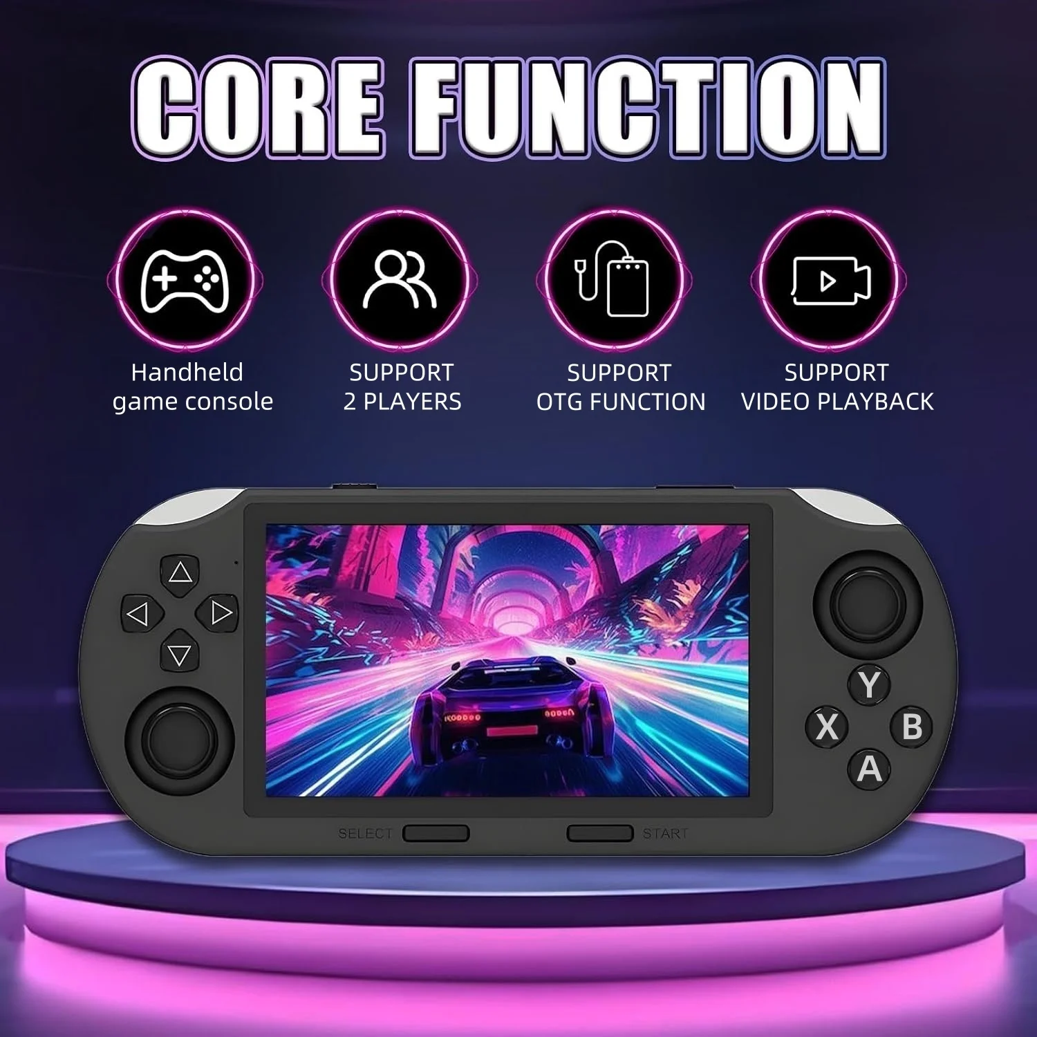 The SF3000 retro handheld game console features a 4.5-inch 854x480 IPS screen, over 20,000 built-in games, and a 3000mAh battery
The SF3000 retro handheld game console features a 4.5-inch 854x480 IPS screen, over 20,000 built-in games, and a 3000mAh battery