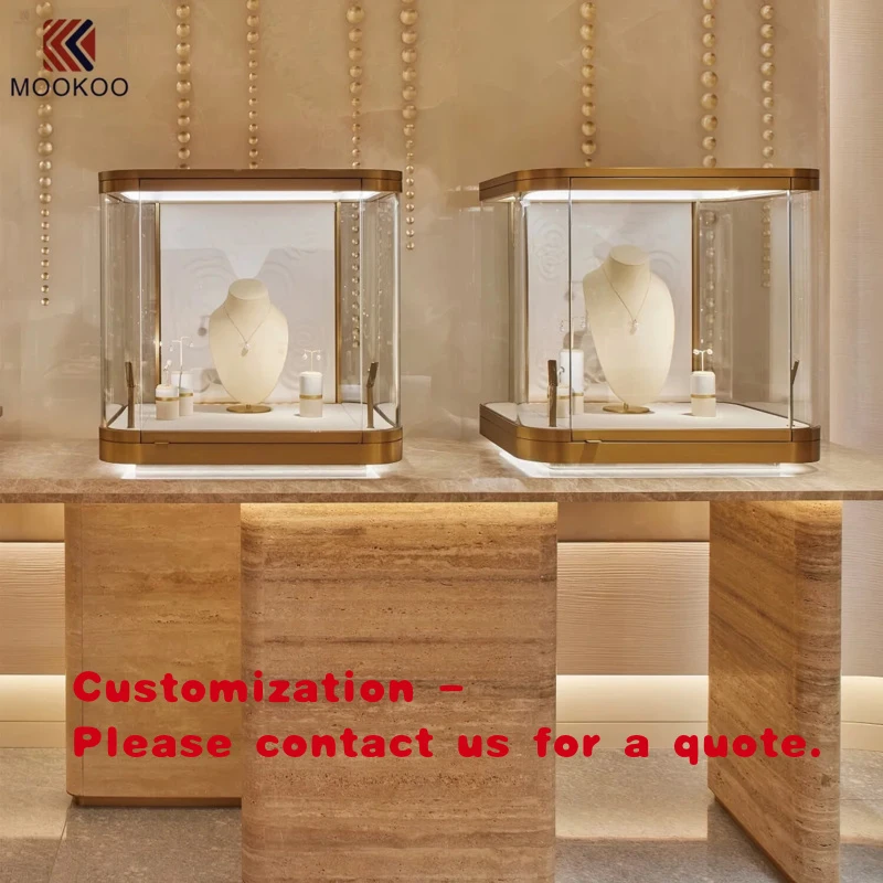 custom.Gilded-Trimmed Glass-Encased Soft-Illuminated Luxury Jewelry Showcase with Veined Marble Pedestals
custom.Gilded-Trimmed Glass-Encased Soft-Illuminated Luxury Jewelry Showcase with Veined Marble Pedestals