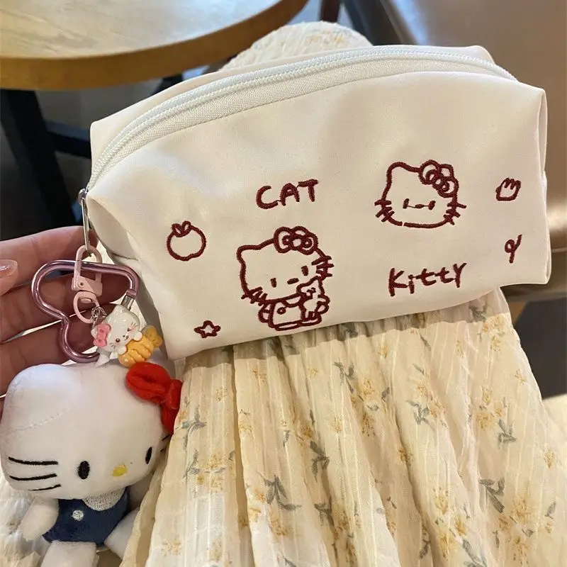 Kawaii Sanrio Hello Kitty Embroidery Pen Bag Large Capacity Student Stationery Storage Pencil Case Cartoon High Appearance Level
Kawaii Sanrio Hello Kitty Embroidery Pen Bag Large Capacity Student Stationery Storage Pencil Case Cartoon High Appearance Level