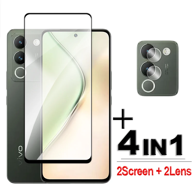 4in1 For Vivo V29e Glass For Vivo V21 V20 V21e V23e V25e V27e V29e Tempered Glass 2.5D Full Cover Screen Protector For Vivo V29e
4in1 For Vivo V29e Glass For Vivo V21 V20 V21e V23e V25e V27e V29e Tempered Glass 2.5D Full Cover Screen Protector For Vivo V29e