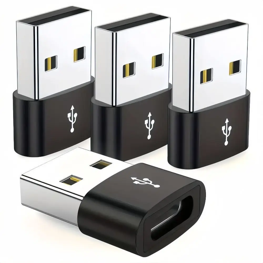 5pcs Aluminium Alloy USB Type C Adapter Mini Portable OTG Data Adapter Multifunctional Black USB Receiver Adapter Mobile Phone
5pcs Aluminium Alloy USB Type C Adapter Mini Portable OTG Data Adapter Multifunctional Black USB Receiver Adapter Mobile Phone