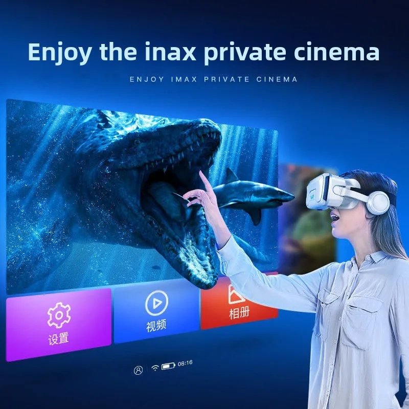 8th generation VR glasses immersive 3D stereoscopic mobile phone glasses storm 3D head-mounted home theater
8th generation VR glasses immersive 3D stereoscopic mobile phone glasses storm 3D head-mounted home theater