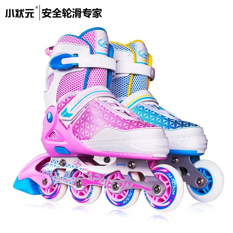 Integrated Knife Block Inline Skates Shoes for Children, Girls and Boys, 3-12 Years Old, Adjustable Size, Trainning, Wholesale
Integrated Knife Block Inline Skates Shoes for Children, Girls and Boys, 3-12 Years Old, Adjustable Size, Trainning, Wholesale
