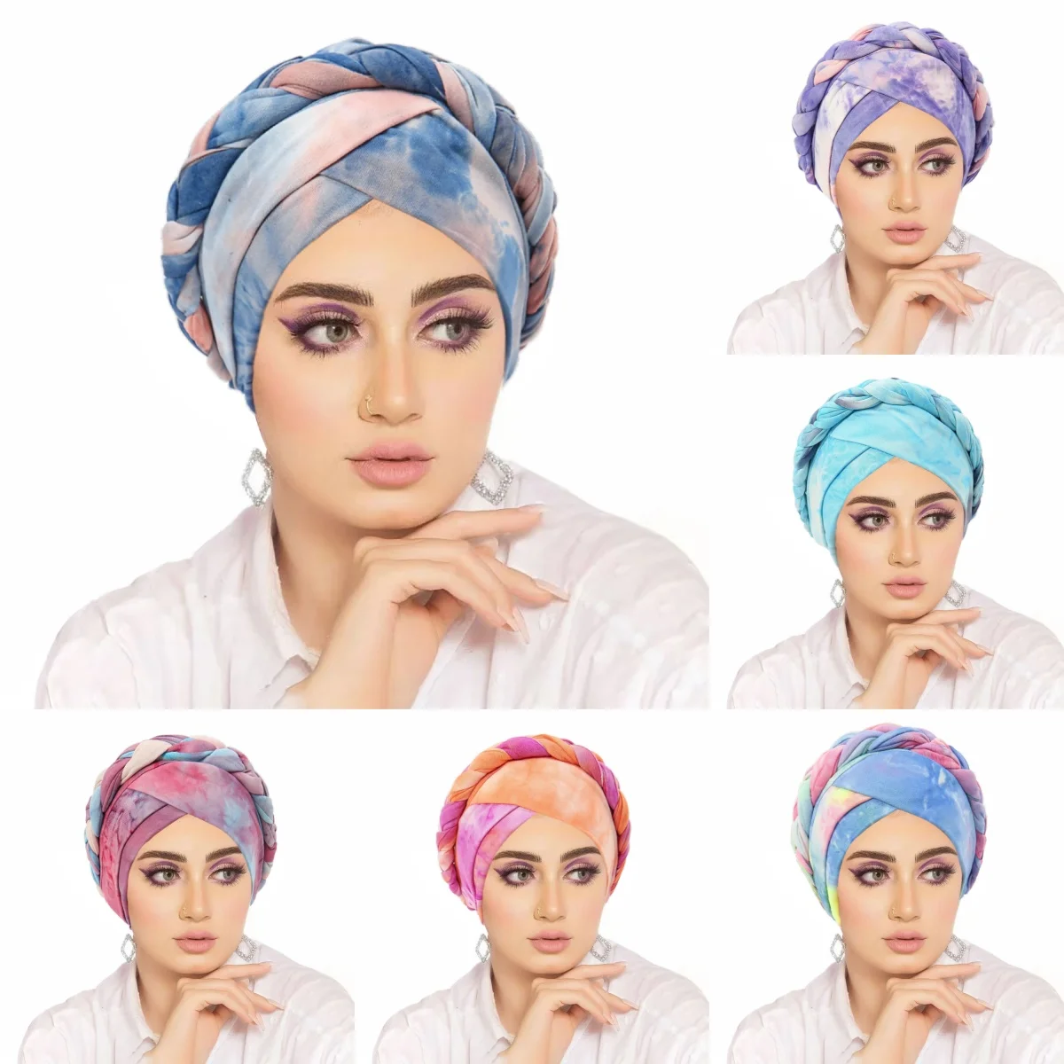 New Head Scarf for Muslim Women Bohemia Print Braid Turban Bonnet Hijab Caps Inner Hijabs Femme Musulman Arab Wrap Turbantes
New Head Scarf for Muslim Women Bohemia Print Braid Turban Bonnet Hijab Caps Inner Hijabs Femme Musulman Arab Wrap Turbantes