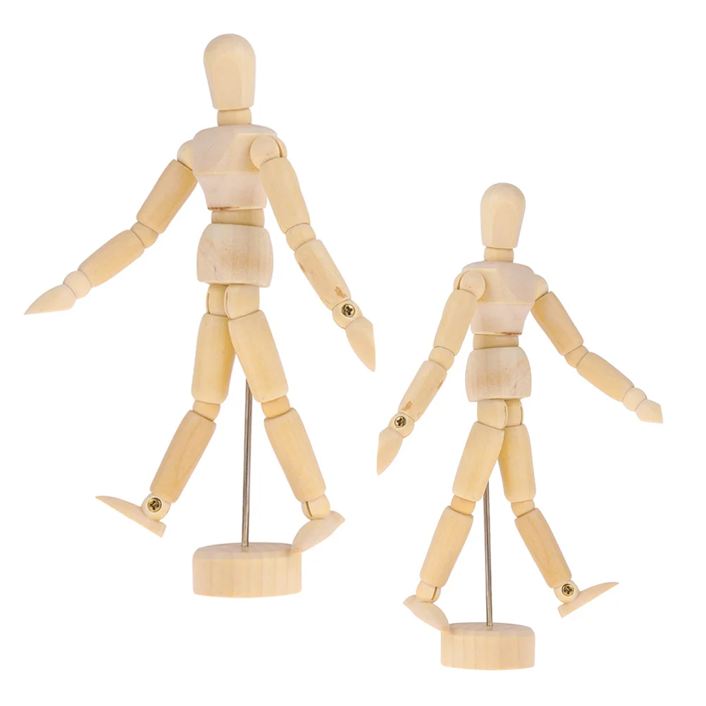 2Pcs Wooden Mannequin 11.4cm 20cm DIY Unfinished Blank Robot Models Craft Small Decorative Painting Teaching Tools
2Pcs Wooden Mannequin 11.4cm 20cm DIY Unfinished Blank Robot Models Craft Small Decorative Painting Teaching Tools