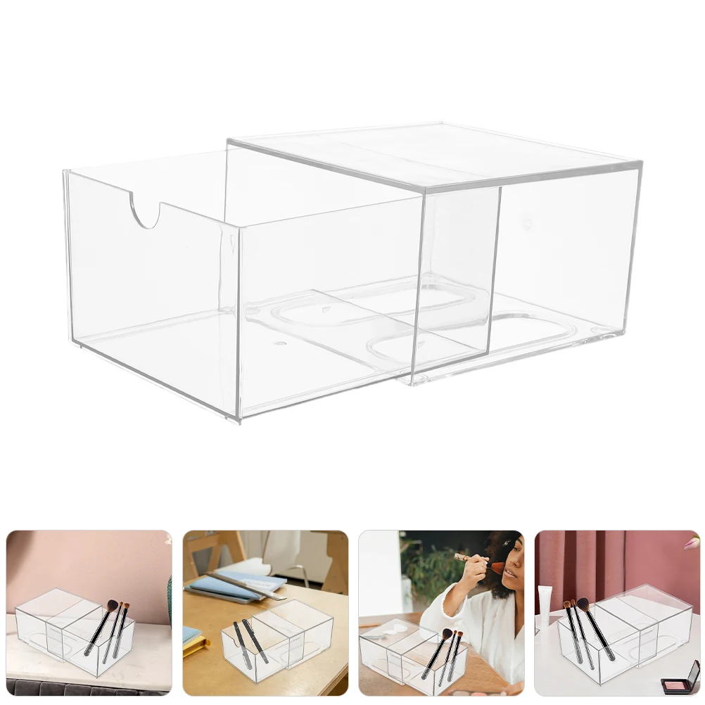 Stackable Transparent Acrylic Storage Drawers Clear Cabinet Organizer For Cosmetics Tissues Skincare Countertop Vanity
Stackable Transparent Acrylic Storage Drawers Clear Cabinet Organizer For Cosmetics Tissues Skincare Countertop Vanity