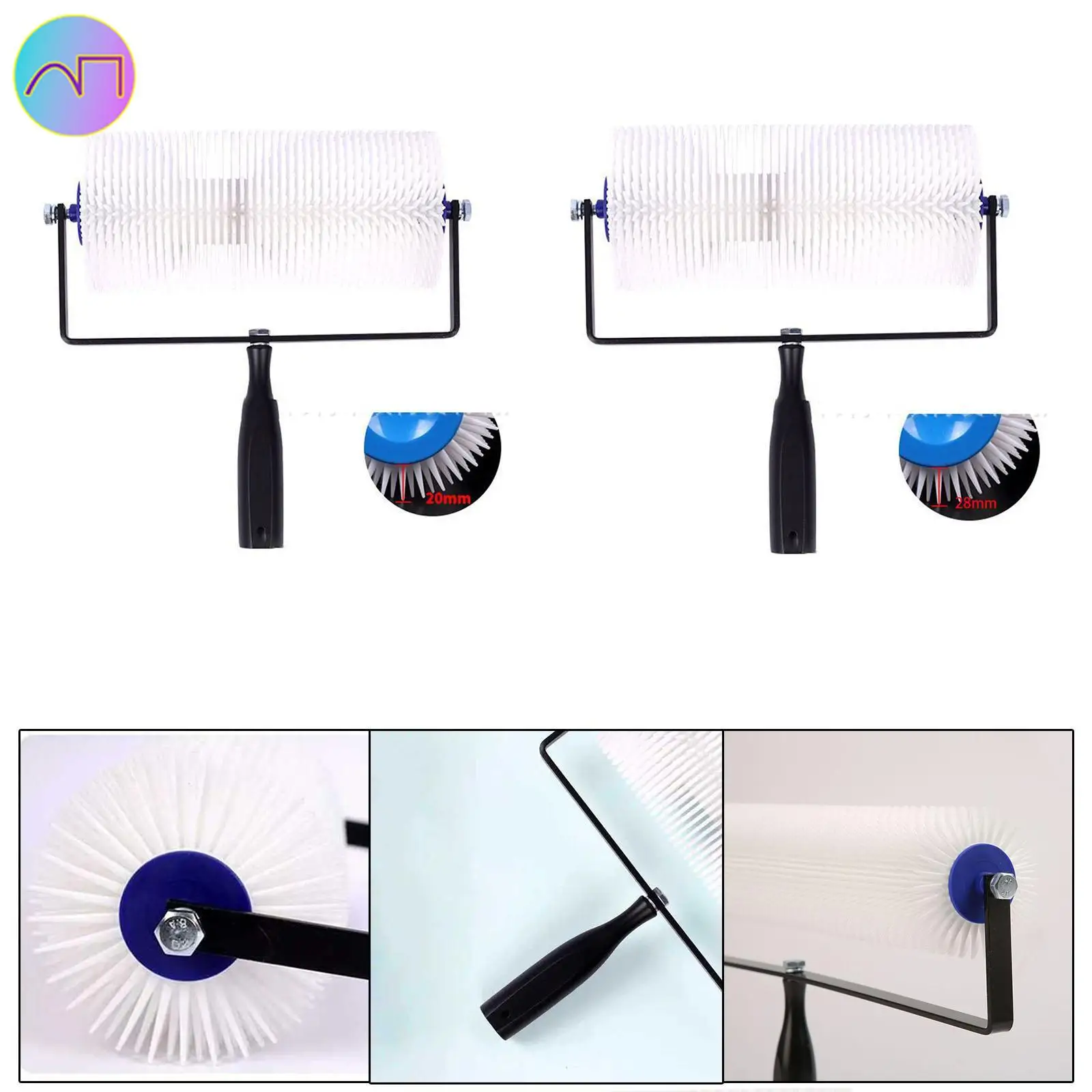 Spiked Roller Spiked Aeration Roller White Professional Flooring Tools Brushing Wall Self Leveling Cement Tool for Paint Cement
Spiked Roller Spiked Aeration Roller White Professional Flooring Tools Brushing Wall Self Leveling Cement Tool for Paint Cement