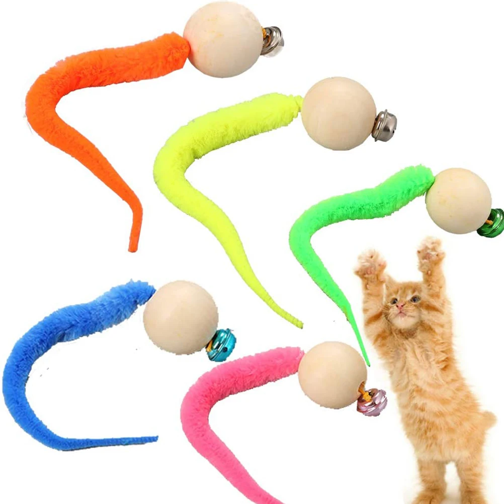 5Pcs Interactive Cat Worm Ball With Bell Funny Wobbly Balls Cat Bell Toy Colourful Kitty Toy Cat Bell Toy High Quality Practical
5Pcs Interactive Cat Worm Ball With Bell Funny Wobbly Balls Cat Bell Toy Colourful Kitty Toy Cat Bell Toy High Quality Practical