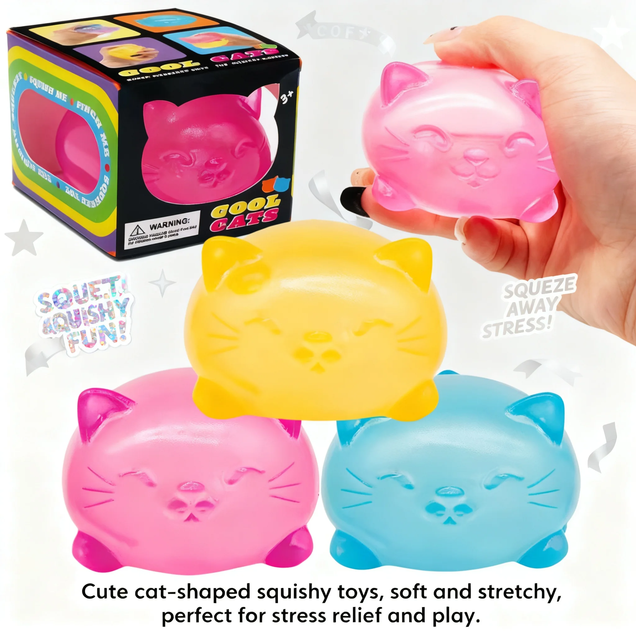 Mini Cute 1Pc Cat Maltose Decompression Toy Non Stick Odorless Non Toxic Pressure Relief Fun Tool For Adults Students
Mini Cute 1Pc Cat Maltose Decompression Toy Non Stick Odorless Non Toxic Pressure Relief Fun Tool For Adults Students