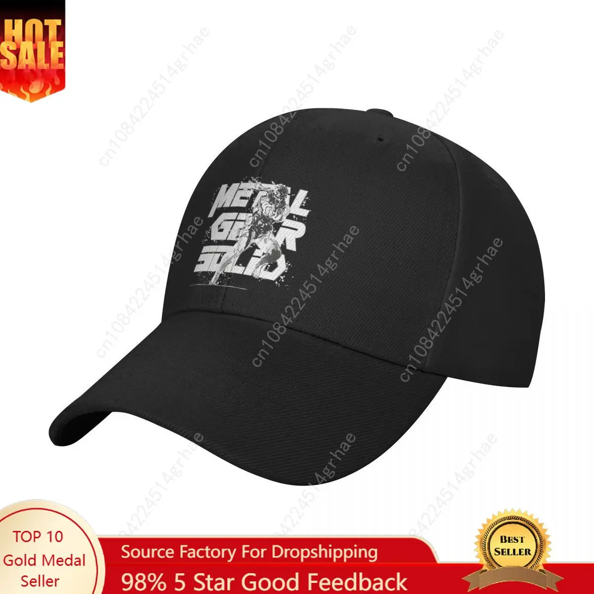 Metal Gear Solid Hat Men's Caps Hats For Men Women's Baseball Cap
Metal Gear Solid Hat Men's Caps Hats For Men Women's Baseball Cap