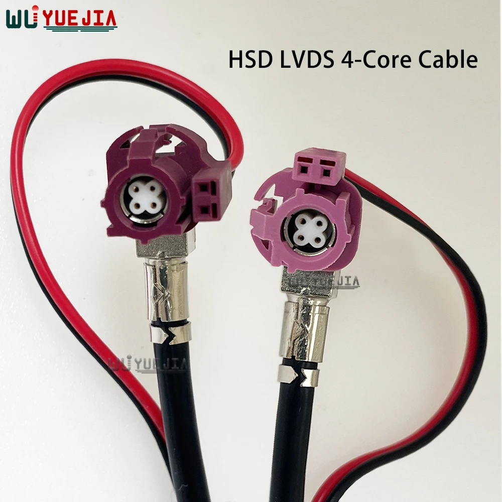 4+2Pin HSD D Female to H Female Jack Right Angle Connector Car System High Speed Data 535 4-Core LVDS Transmission Harness Wire
4+2Pin HSD D Female to H Female Jack Right Angle Connector Car System High Speed Data 535 4-Core LVDS Transmission Harness Wire