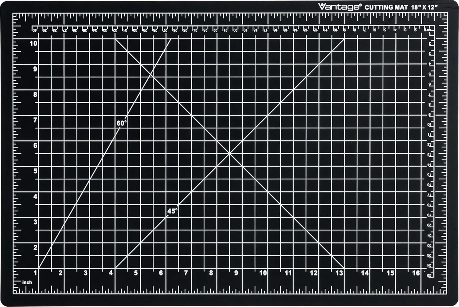 Premium Self-Healing Cutting Mat, 12"x18", 1/2" Grid, 5 Layers for Max Healing, Perfect for Crafts & Sewing, Black
Premium Self-Healing Cutting Mat, 12"x18", 1/2" Grid, 5 Layers for Max Healing, Perfect for Crafts & Sewing, Black