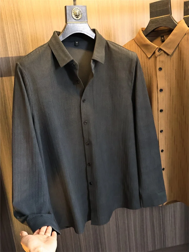 Мужские длинные све-бусины, повседневная однотонная осенняя мода, текстурированная подставка-стойка, теплая повседневная одежда с воротником irt
Мужские длинные све-бусины, повседневная однотонная осенняя мода, текстурированная подставка-стойка, теплая повседневная одежда с воротником irt