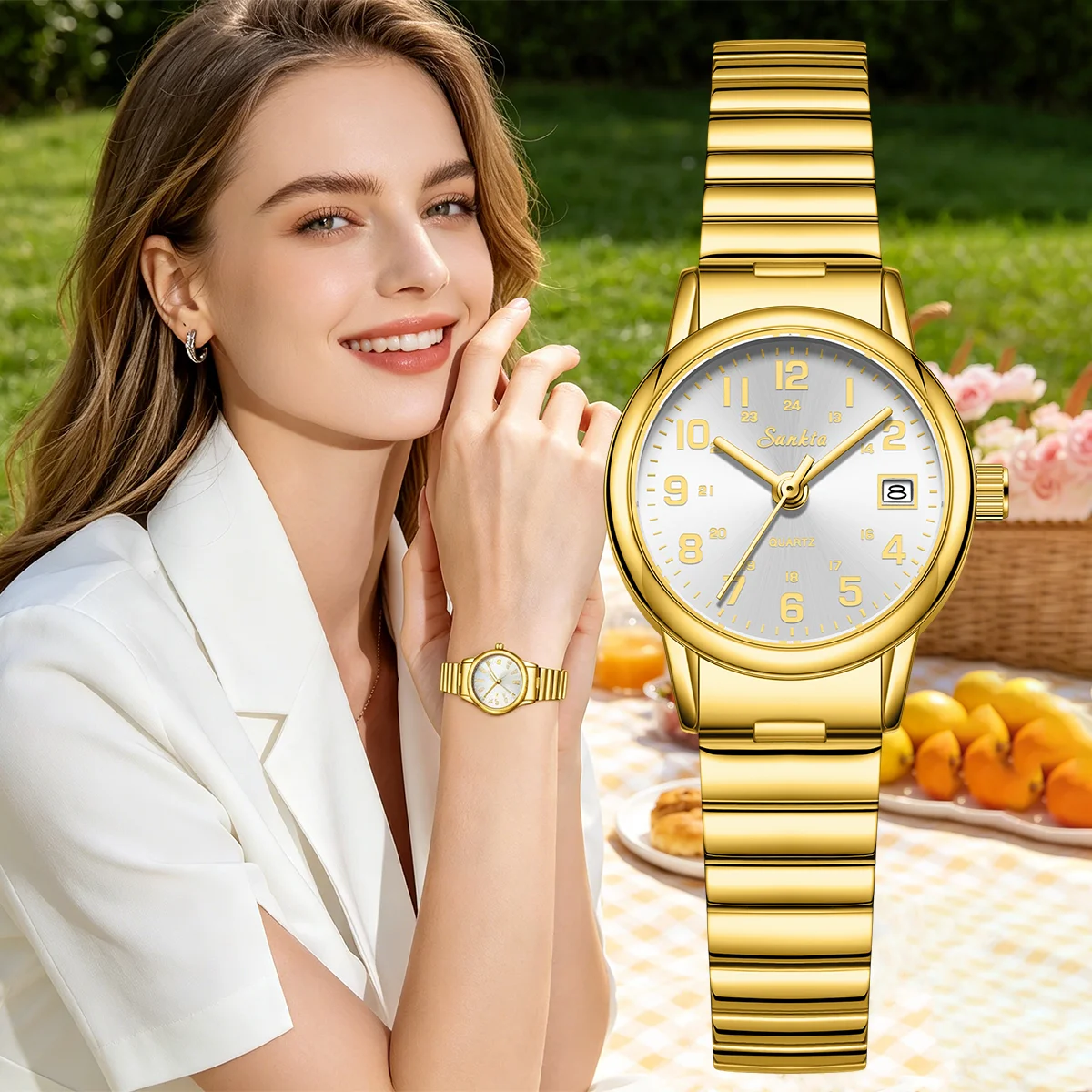 SUNKTA Elegant Women's Watches Ladies Wristwatch Waterproof Fashion Watch for Woman Luxury Stainless Steel Bracelet Reloj Mujer
SUNKTA Elegant Women's Watches Ladies Wristwatch Waterproof Fashion Watch for Woman Luxury Stainless Steel Bracelet Reloj Mujer