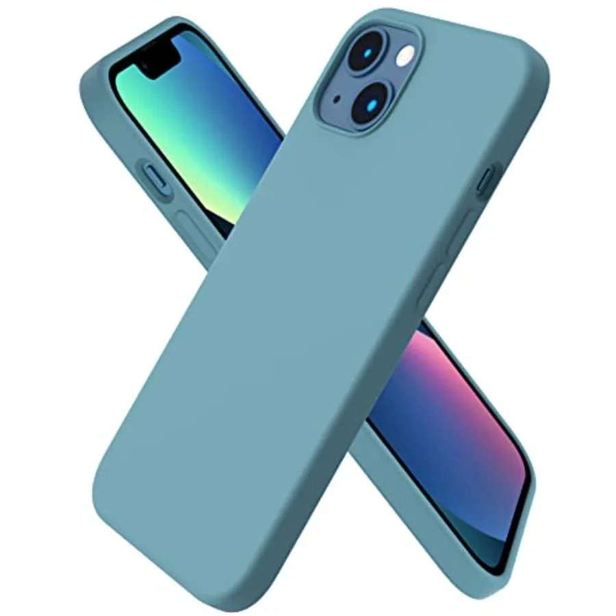 Compatible with iPhone 13 Case 6.1, Slim Liquid Silicone 3 Layers Full Covered Soft Gel Rubber Phone Case Protective Cover 6.1
Compatible with iPhone 13 Case 6.1, Slim Liquid Silicone 3 Layers Full Covered Soft Gel Rubber Phone Case Protective Cover 6.1