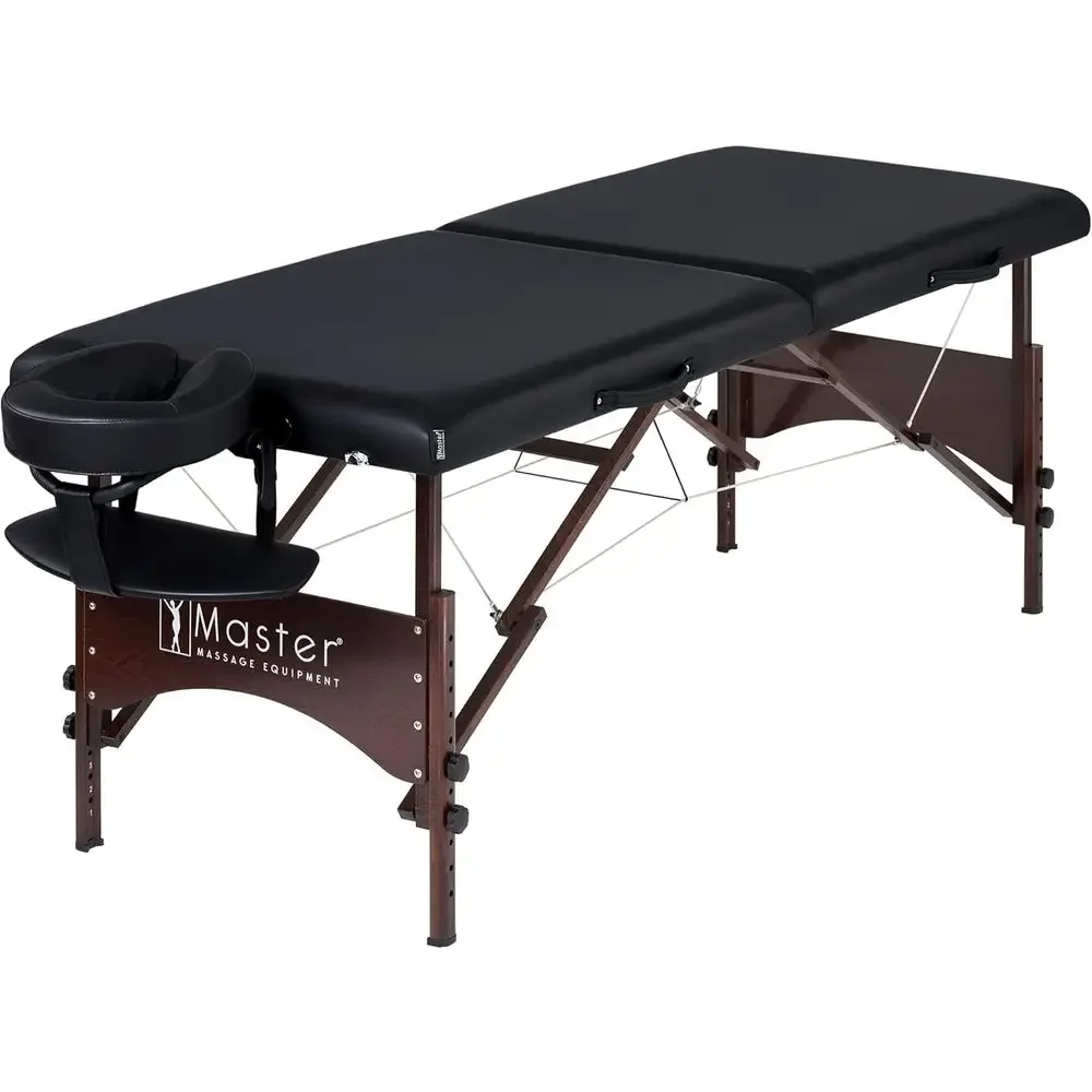 Portable 71cm Massage Table with Folding Design, Walnut Legs, Carry Bag, and Black Finish
Portable 71cm Massage Table with Folding Design, Walnut Legs, Carry Bag, and Black Finish