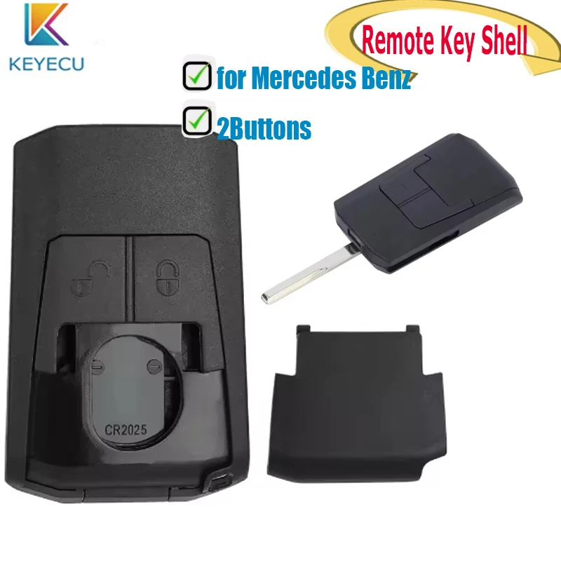 Keyecu Upgraded Replacement Remote Key Shell Fob for Mercedes Benz Actros Antos Truck Ignition Housing Accessory 2 Buttons
Keyecu Upgraded Replacement Remote Key Shell Fob for Mercedes Benz Actros Antos Truck Ignition Housing Accessory 2 Buttons