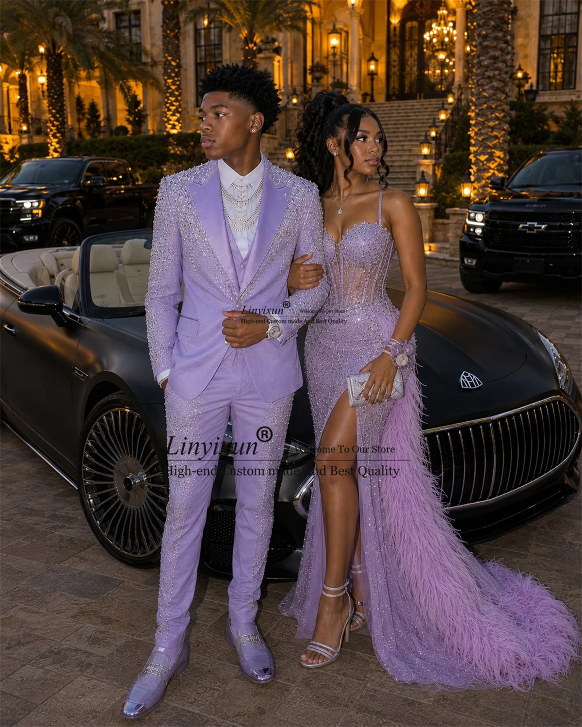 High Eed Jewelry Crystal Men Suits Customized Slim Fit Party Costume Homme Groom Wedding Tuxedos 3 Pieces Sets Male Prom Blazers
High Eed Jewelry Crystal Men Suits Customized Slim Fit Party Costume Homme Groom Wedding Tuxedos 3 Pieces Sets Male Prom Blazers